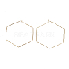 Brass Earring Hooks X-KK-T038-424B-G-2