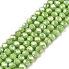 Electroplate Glass Beads Strands EGLA-A044-P3mm-B30-1