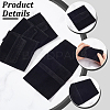 Velvet Jewelry Flap Pouches ABAG-WH0038-43F-4