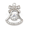 Brass Micro Pave Cubic Zirconia Pendants LS-KK-H521-02C-P-1