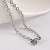 304 Stainless Steel Cable Chain Necklaces NJEW-JN01527-02-3
