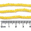 Baking Paint Imitation Jade Glass Bead Strands DGLA-A034-J2MM-A30-2