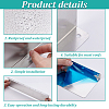 Aluminum Rectangle Gutter Valley Splash Guard AJEW-GA0009-98-3