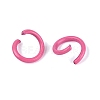 Spray Painted Iron Open Jump Rings IFIN-T017-04C-10-2