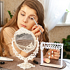 1 Set Opaque Acrylic with Wood Earring Display Stands EDIS-PH0001-52-6