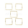 Brass Beads Frames KK-M288-01G-E-1