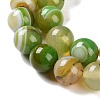 Natural Striped Agate/Banded Agate Beads Strands G-Z060-A01-C02-4