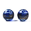 Handmade Gold Sand Lampwork Beads LAMP-N028-001D-1