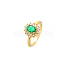 Cubic Zirconia Oval Finger Ring RB6743-6-1