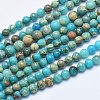 Natural Aqua Terra Jasper Beads Strands LS-G-E444-14A-4mm-1