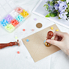 192pcs 8 Colors Paw Print Sealing Wax Particles DIY-CP0009-19-3