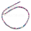 Baking Paint Synthetic Turquoise Beads Strands G-H060-02A-03-3