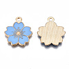 Alloy Enamel Pendants X-ENAM-S121-115E-2