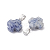 Natural  & Synthetic Mixed Gemstone Pendants G-K359-02P-M-3