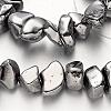 Electroplate Non-magnetic Synthetic Hematite Beads Strands G-F300-06-01-1