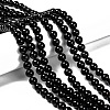 Natural Eyeless Obsidian Beads Strands G-K123-06-12mm-4