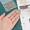 48Pcs 6 Styles Brass Hollow Spacer Beads KK-PH0006-25-3