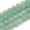 Natural Green Aventurine Beads Strands G-T106-175-1
