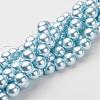 Glass Pearl Beads Strands HY-12D-B09-3
