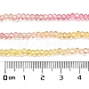 Transparent Painted Glass Beads Strands LS-DGLA-A034-T1mm-A07-3