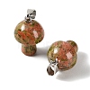 Natural & Synthetic Mixed Stone Pendants GG-CBAA0EE-05P-3