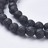 Natural Lava Rock Beads Strands G-J346-37-6mm-3
