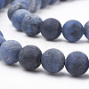 Natural Dumortierite Quartz Beads Strands G-T106-061-4MM-2