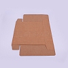 Foldable Creative Kraft Paper Box CON-WH0073-35B-2