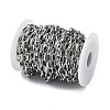 304 Stainless Steel Textured Cable Chains STAS-P386-10P-3