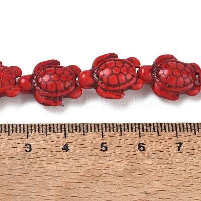 Dyed Synthetic Turquoise Beads Strands G-M152-02-B-1