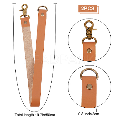 Leather Curtain Tiebacks AJEW-GF0005-05D-1