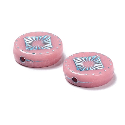 Opaque Acrylic Beads OACR-G016-07J-1