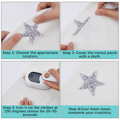 16Pcs 2 Colors Plastic Clothing Patches FIND-GF0008-80-1