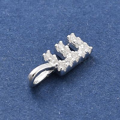 925 Sterling Silver with Cubic Zirconia Charms STER-Q004-01E-S-1