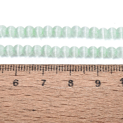 Glass Imitation Cat Eye Beads Strands GLAA-N075-01A-01-1