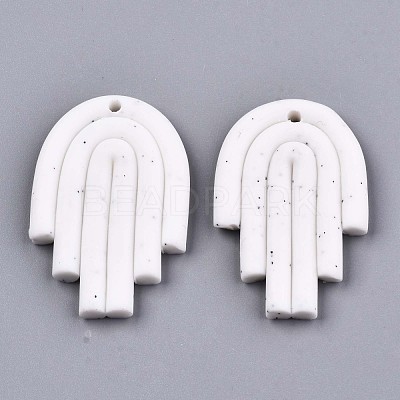 Handmade Polymer Clay Pendants CLAY-N010-021-1