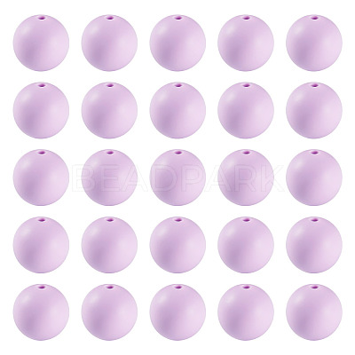 50Pcs Food Grade Eco-Friendly Silicone Beads SIL-TADJ0001-03C-1