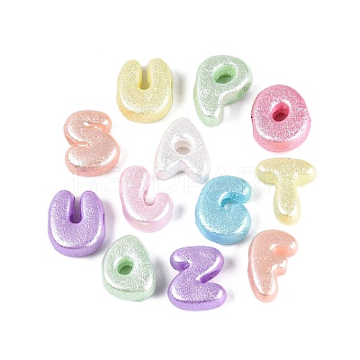 Luminous Opaque Acrylic European Beads OACR-N160-58-1