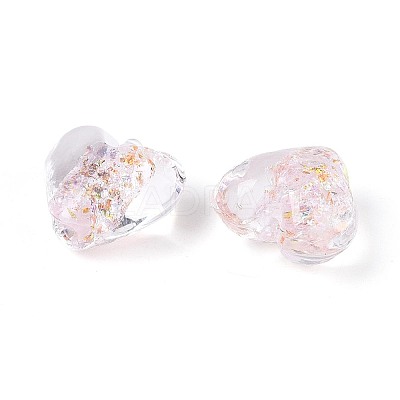 Handmade Foil Glass Beads FOIL-N029-09B-1