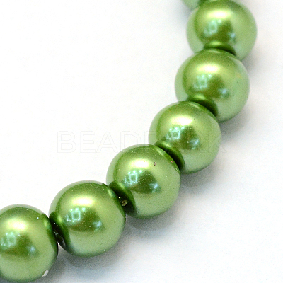 Baking Paint Glass Pearl Bead Strands HY-Q003-3mm-13-1