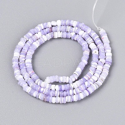 Natural Trochid Shell/Trochus Shell Beads Strands SSHEL-N040-21D-1