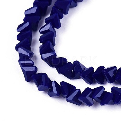 Opaque Glass Beads Strands GLAA-N019-4mm-20-1