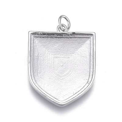 Brass Enamel Pendants ZIRC-M108-42-P-1