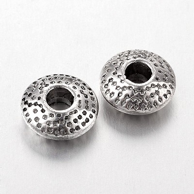 Tibetan Style Alloy Spacer Beads TIBEB-R011-AS-LF-1
