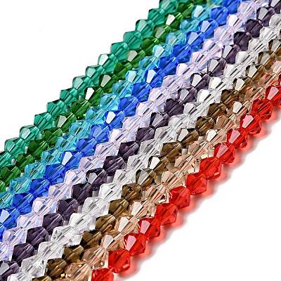 Imitation Austrian Crystal 5301 Bicone Beads GLAA-S026-6mm-M-1