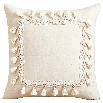 1PC Cotton Pillow Covers AJEW-DJ0004-04B-1