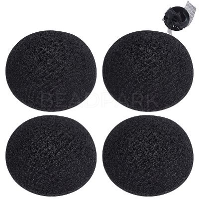 EVA Cloth Round Fascinator Hat Base for Millinery Magic FIND-WH0152-947E-1