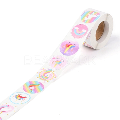 8 Styles Horse Paper Stickers DIY-L051-008-1