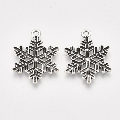 Tibetan Style Alloy Pendants TIBE-S314-66AS-LF-1