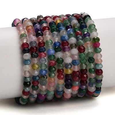 Dyed Natural White Jade Beads Strands GG-CBAF9EE-A10-3x4mm-1